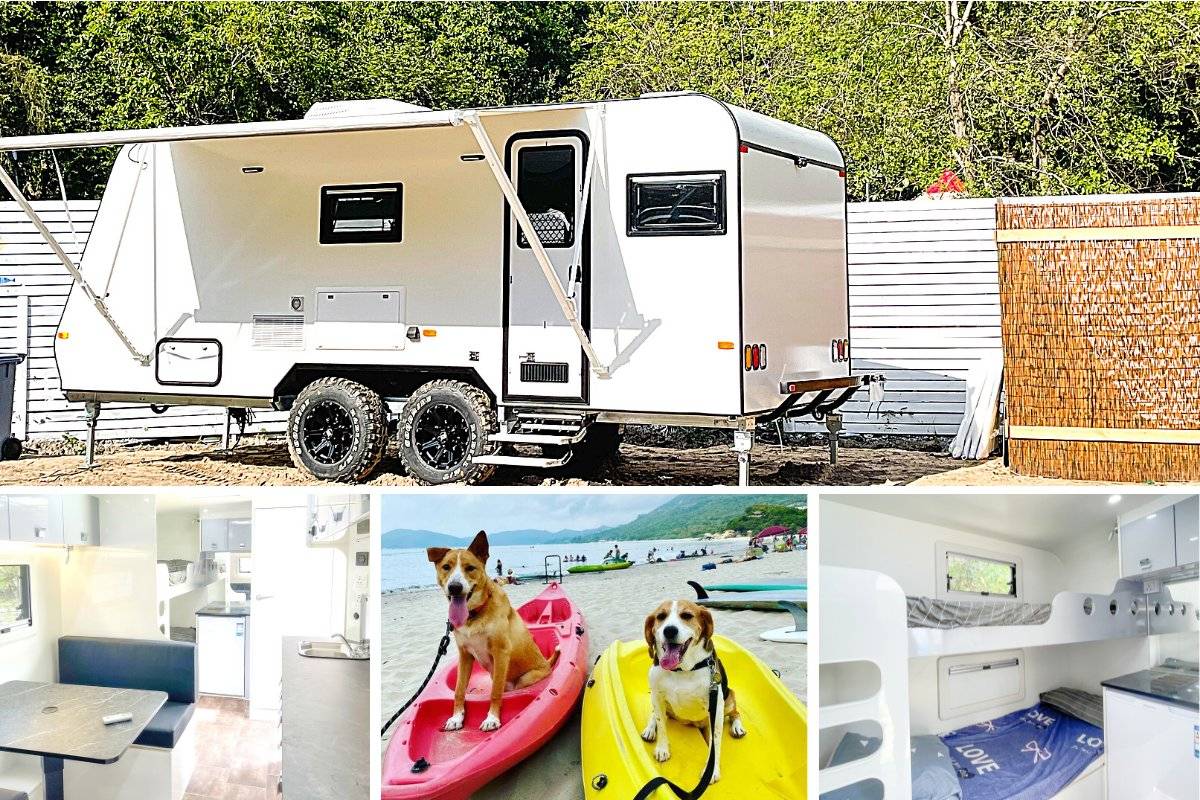 浪高長岸 - 大嶼山長沙沙灘水上活動及Glamping體驗 【浪高長岸】水上活動券連豪華型露營車代用體驗 (4人) 1