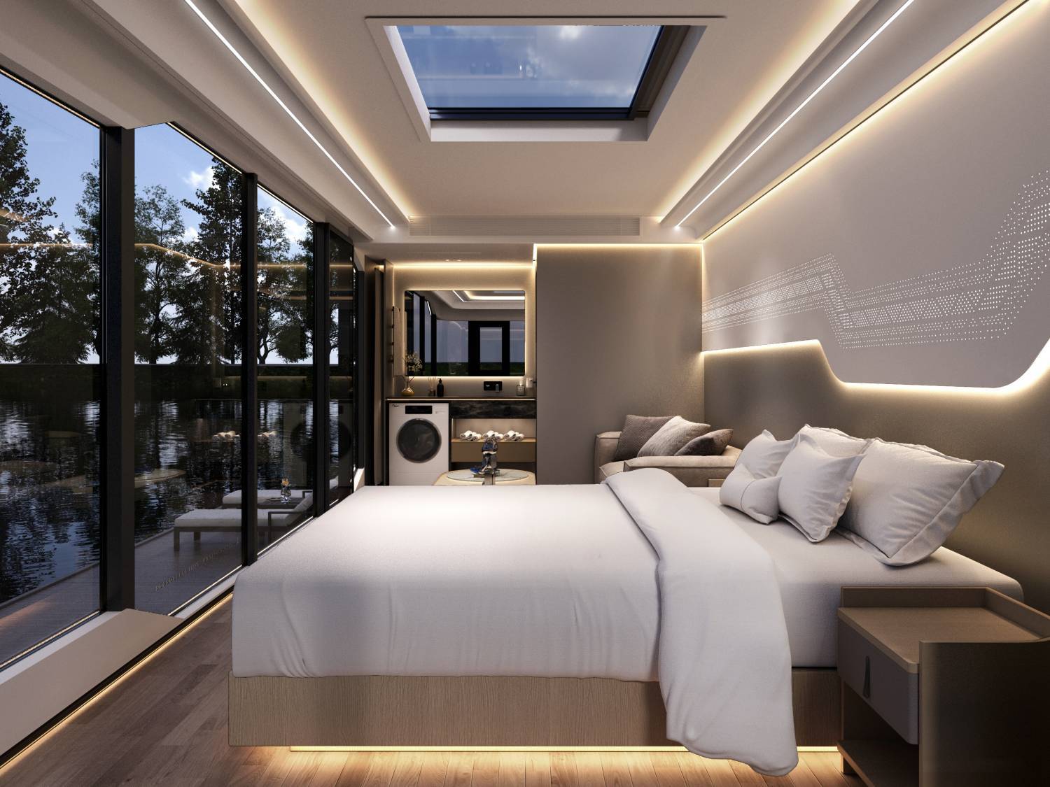 Park Nature Hillside 世外桃源 | 太空星艦露營車·蓮麻坑豪華營地 【Moon Horizon H5】蜂窩太空艙 < 2-4人 > 6