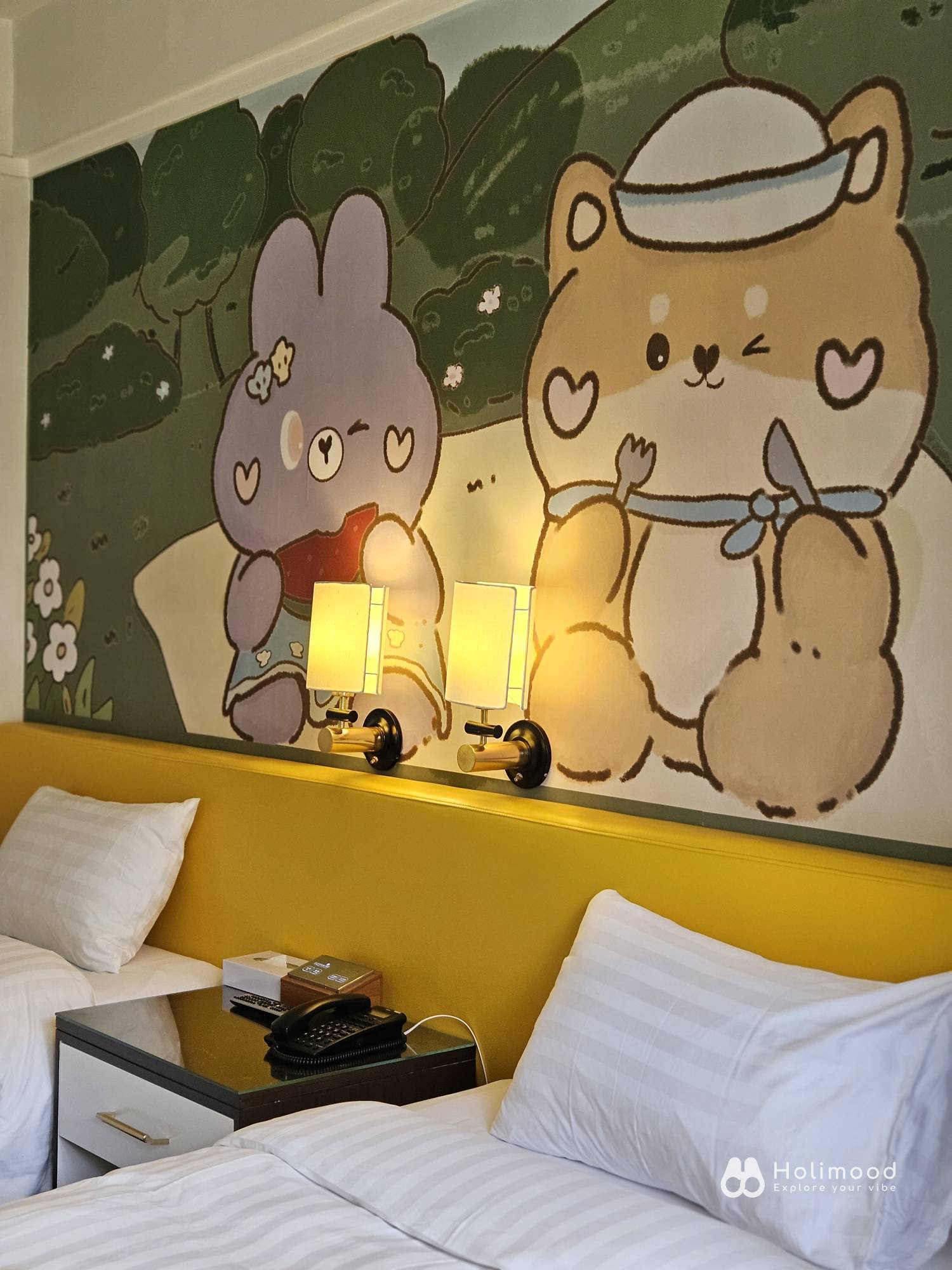 銀鑛灣渡假酒店 - 寵物住宿餐飲套票 & 梅窩海邊酒店 【Heart Blush主題聯乘】雙床客房 + 雙人早餐 + 贈送主題紀念品｜銀鑛灣渡假酒店 2