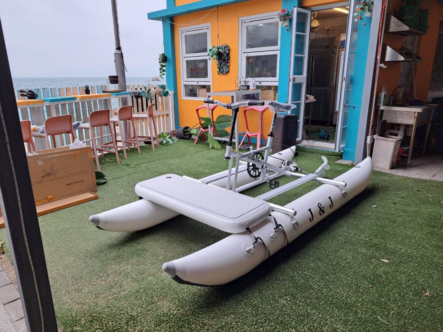 長洲J&J水上活動中心 | 長洲獨木舟租借·觀音灣水上活動 【長洲觀音灣】水上單車服務 器材租用(包教學） 9