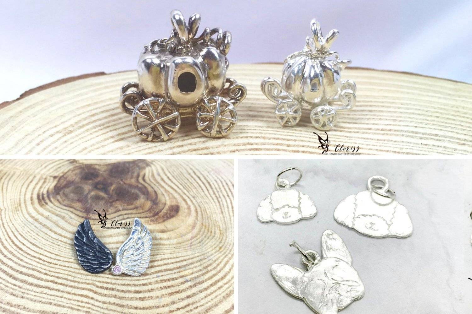 The Handcrafter Workshop 金屬工藝、皮革、押花工作坊、保鮮花 999純銀黏土製作體驗班 1