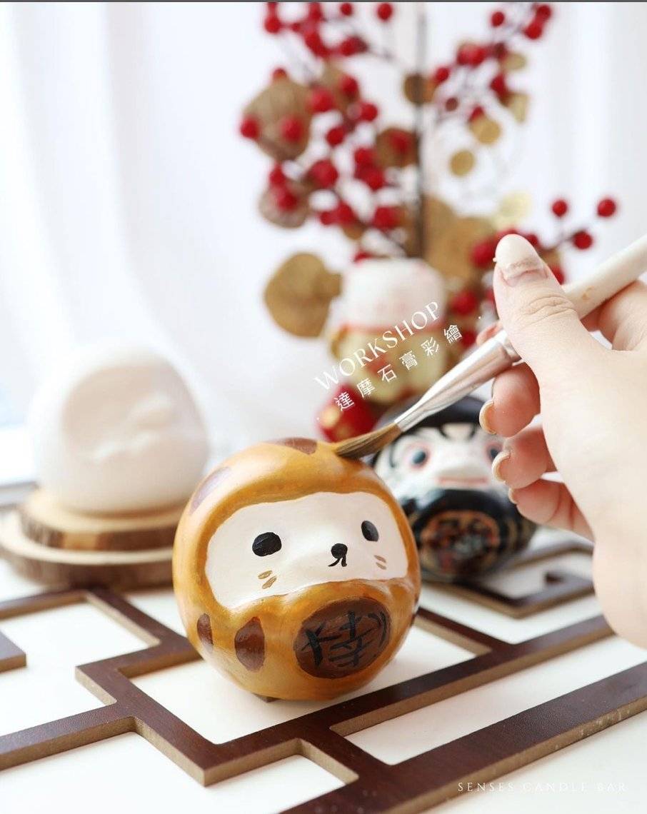 Senses Candle Studio 「達摩 だるま」緣起物繪畫體驗 3