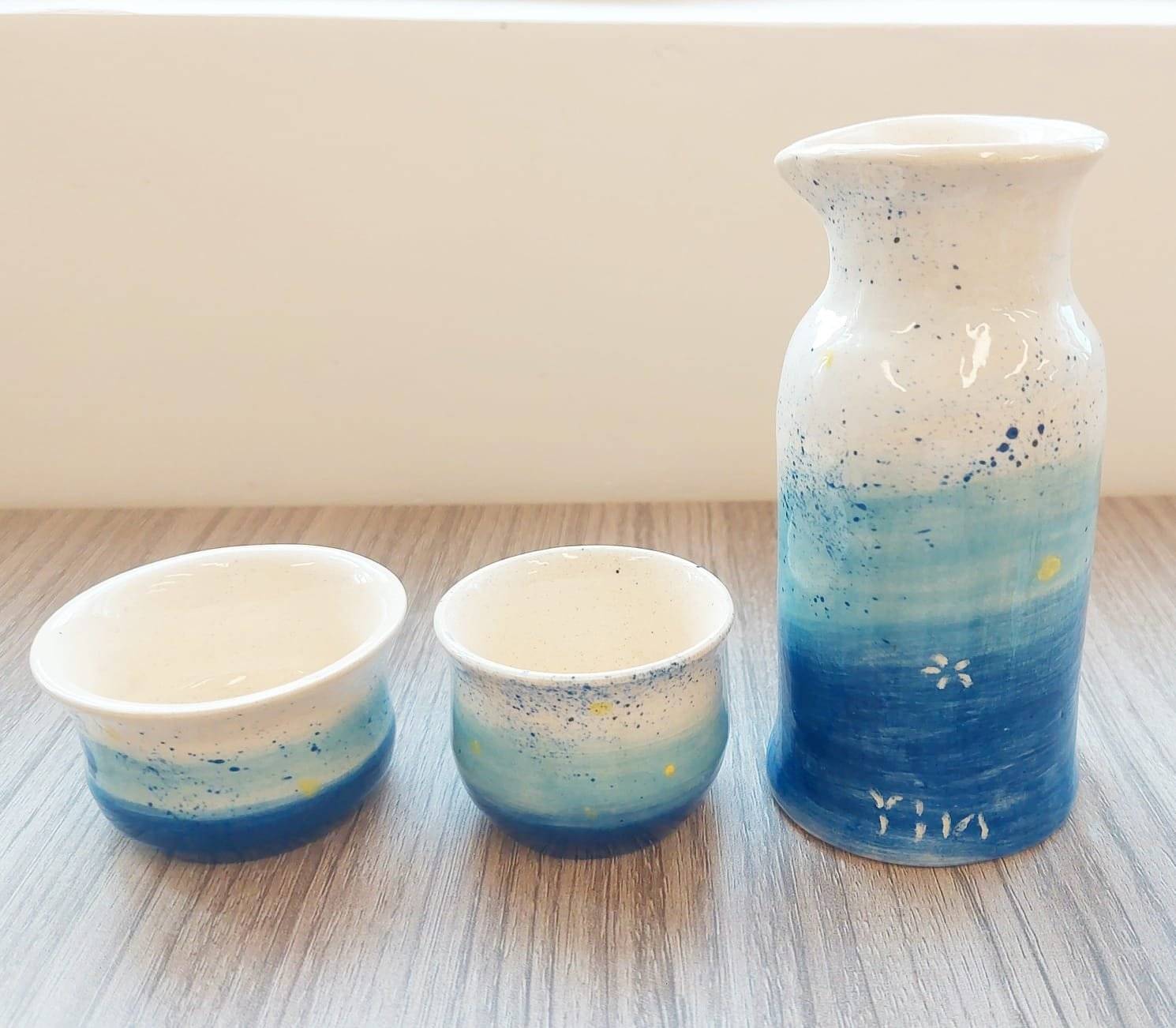 思陶藝術工作室 【手捏陶瓷工作坊】— 清酒套裝 SAKE SET 9