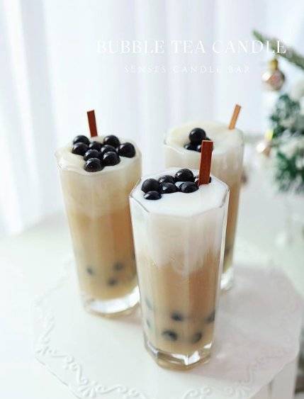 Senses Candle Studio 珍珠奶茶蠟燭工作坊 Bubble tea candle workshop 1