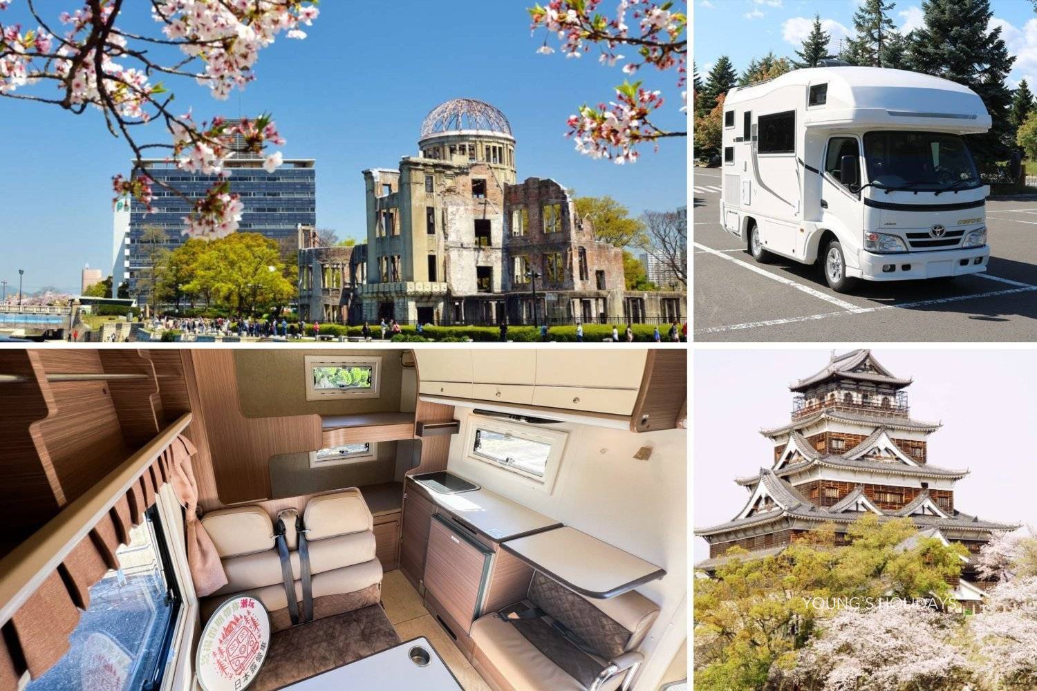 Youngs Holiday 悠揚假期 - 潛水旅遊、自駕遊、日本露營車 【四國廣島】七人日本露營車24小時租用體驗(C-Robinson 771) 1