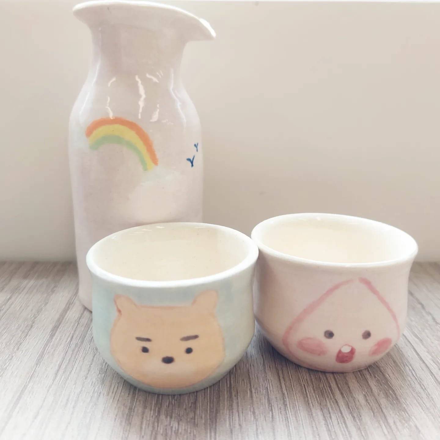 思陶藝術工作室 【手捏陶瓷工作坊】— 清酒套裝 SAKE SET 5