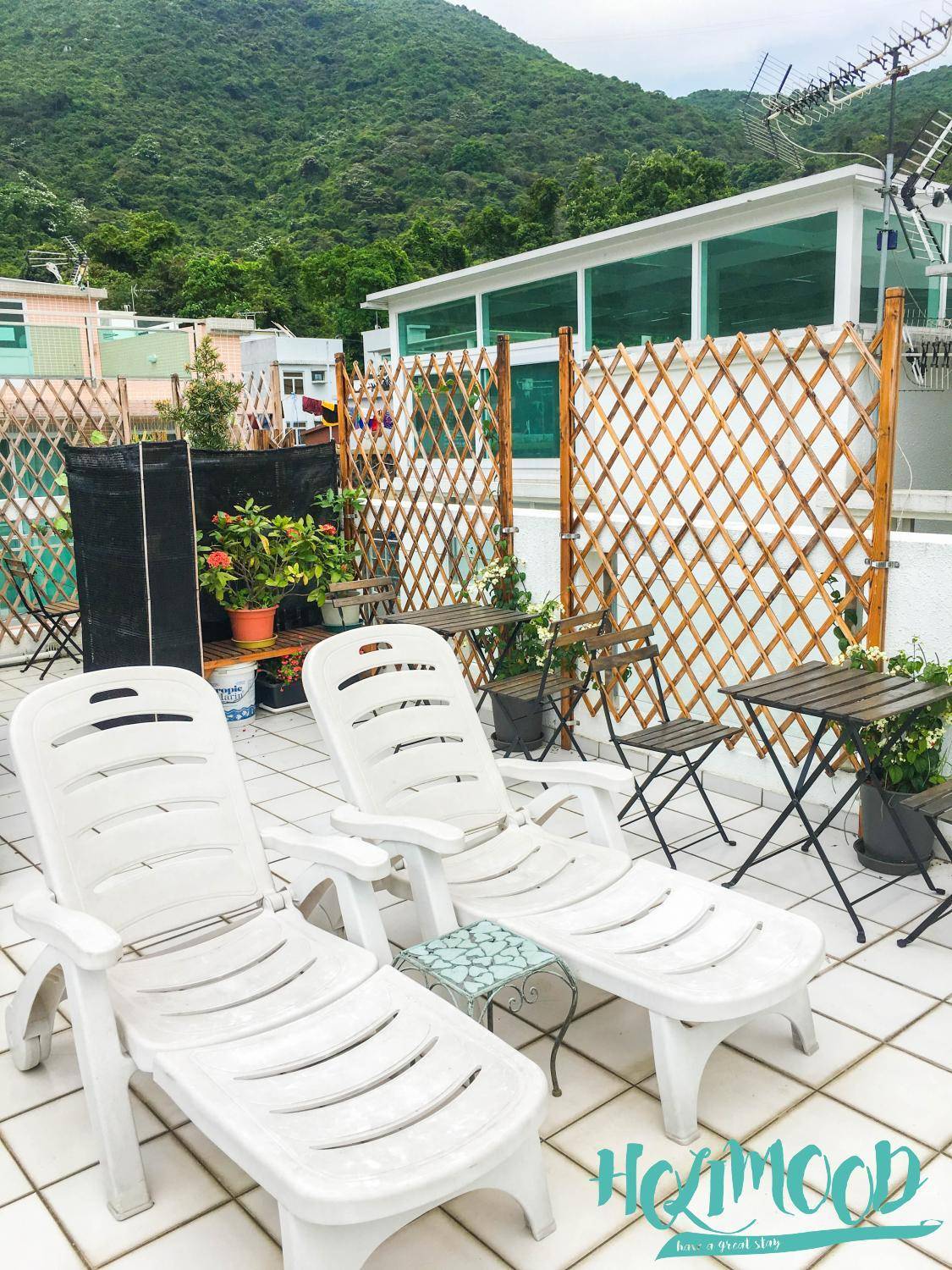 大嶼山城市綠洲民宿 東涌鄉村雙人露台房 2C 9