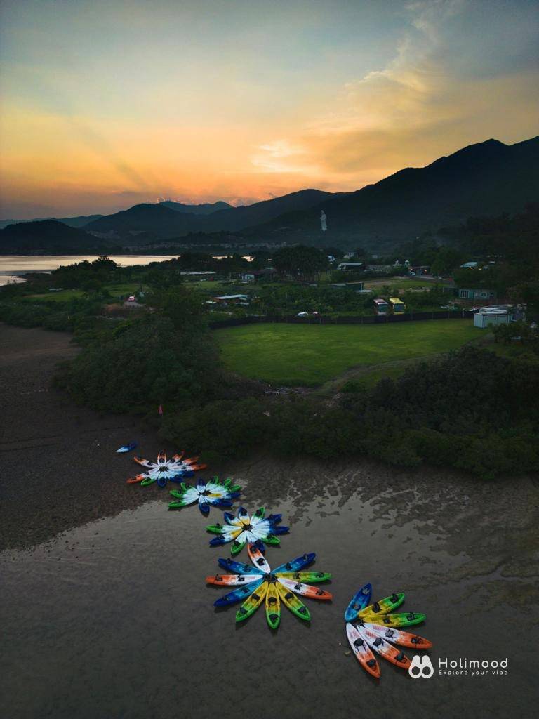 大尾篤BBQ - 鴻運燒烤煌｜任食燒烤＋水上樂園＋兒童設施 【大埔大美督】單人獨木舟/ 雙人獨木舟/ 直立板租借 (可泊車、可加4小時任食燒烤) 8