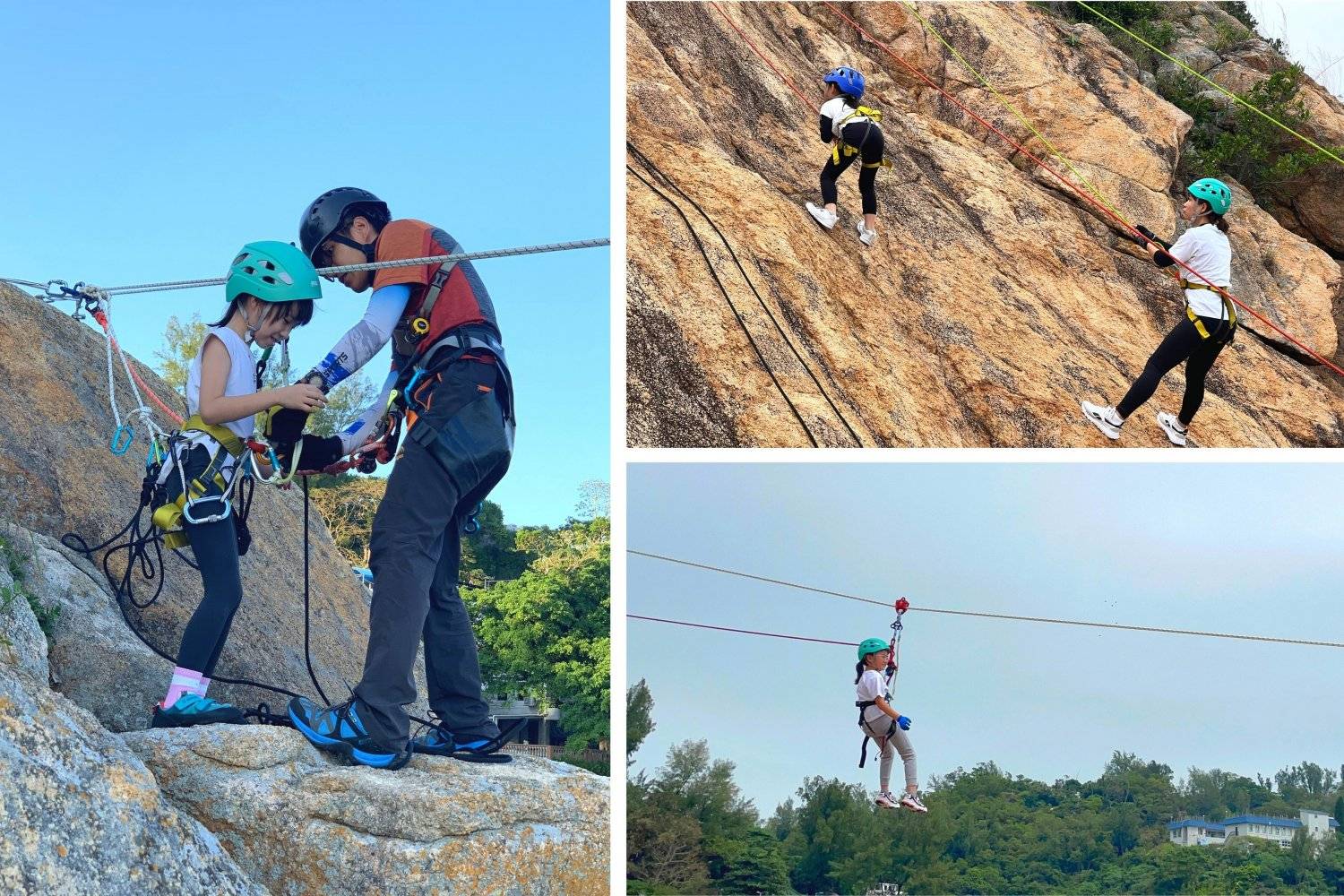 成峯歷奇 【長洲】親子沿繩下降+飛索體驗 1