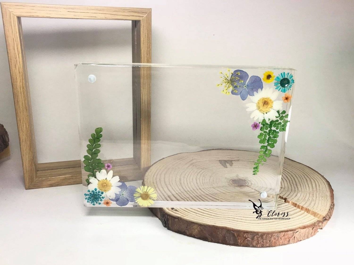 The Handcrafter Workshop 金屬工藝、皮革、押花工作坊、保鮮花 押花手作坊- 相架 Class C 6