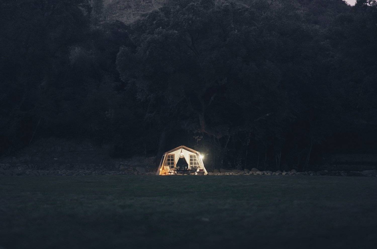 AutoCamper香港汽車露營 【日系復古露營風】 Ogawa 格紋窗精致別墅級卡其色帳蓬套票(2-3人) 11