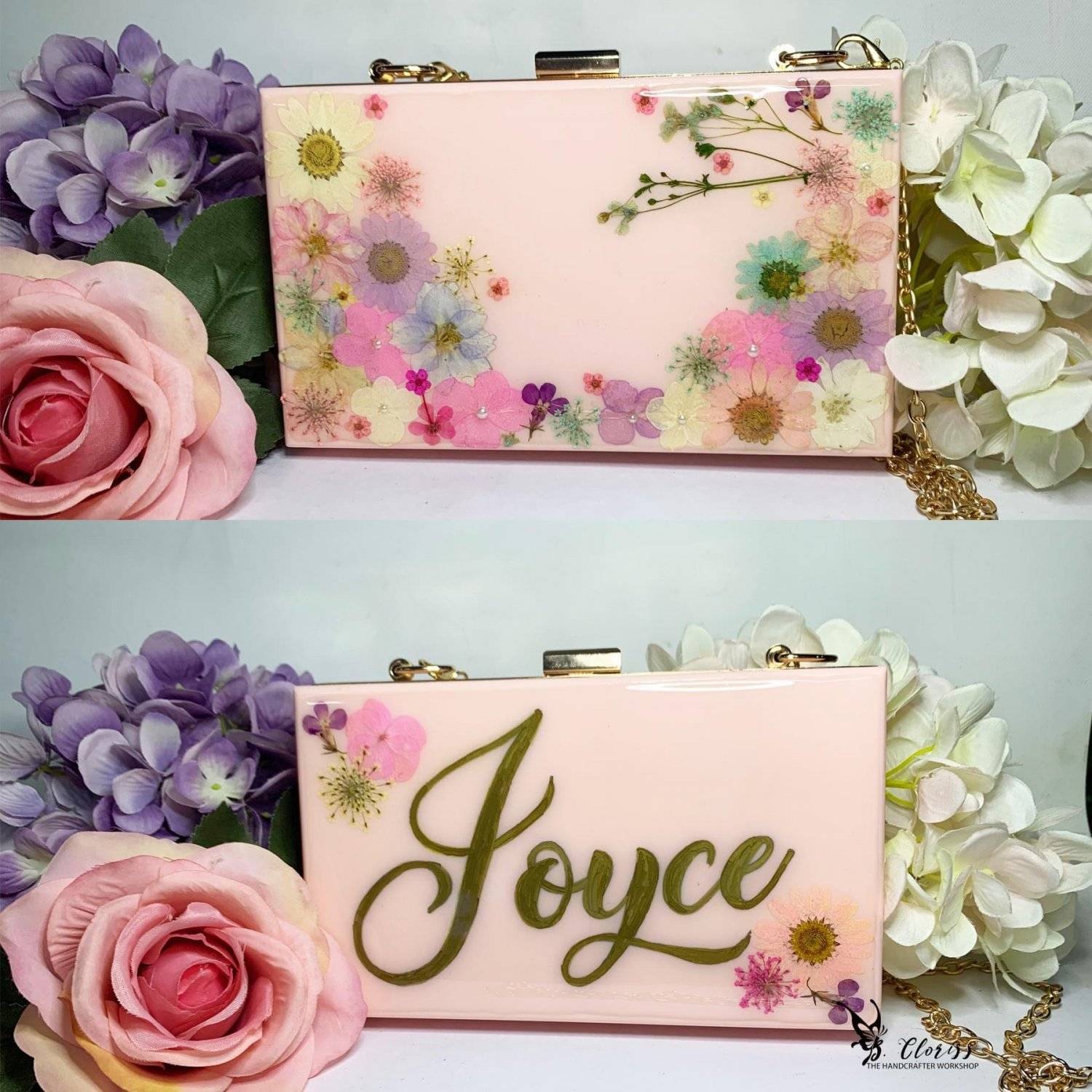 The Handcrafter Workshop 金屬工藝、皮革、押花工作坊、保鮮花 押花手作坊- 手提袋 Class D 6