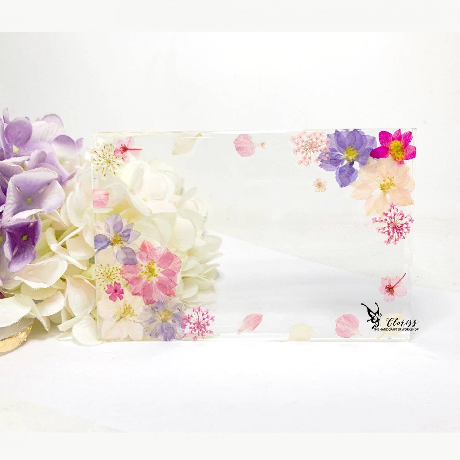 The Handcrafter Workshop 金屬工藝、皮革、押花工作坊、保鮮花 押花手作坊- 相架 Class C 2