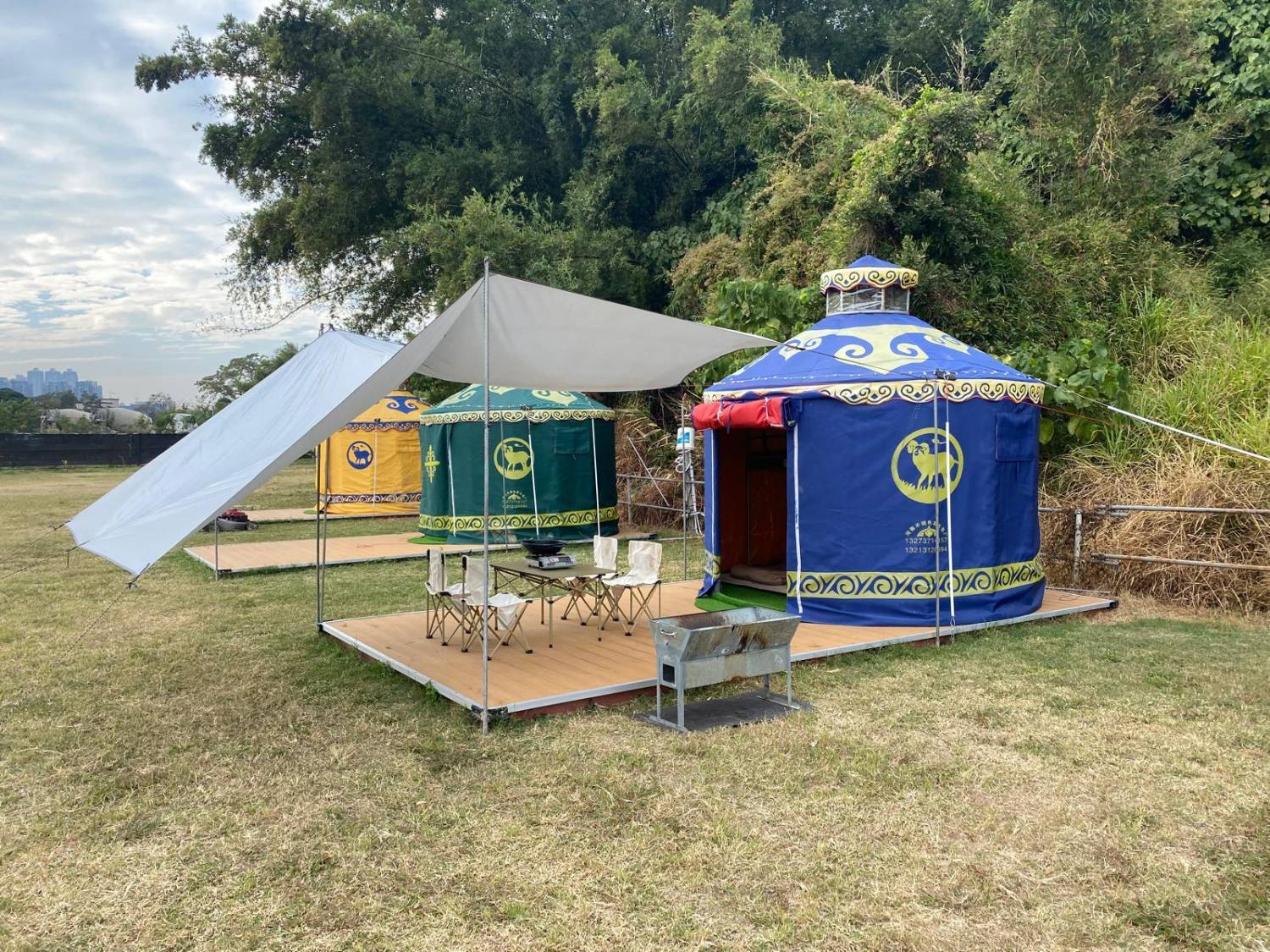 NutsCamping 【錦田親子好去處】元朗特大蒙古包 4-6人營帳體驗 1