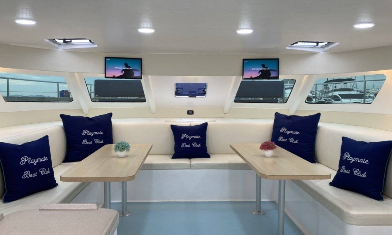 Holimood Int'l Thailand [專車酒店接送] 必試! Powerplay 52英尺雙體遊艇| 芭堤雅出海Chill正包船一天遊 15