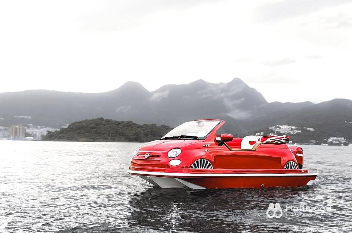 Goofy Waves Watersports Club & Academy 【全港首輛】Fiat 500 海上跑車體驗—海上飄移/日落觀光/維港遊 (西貢/中環上落) 8