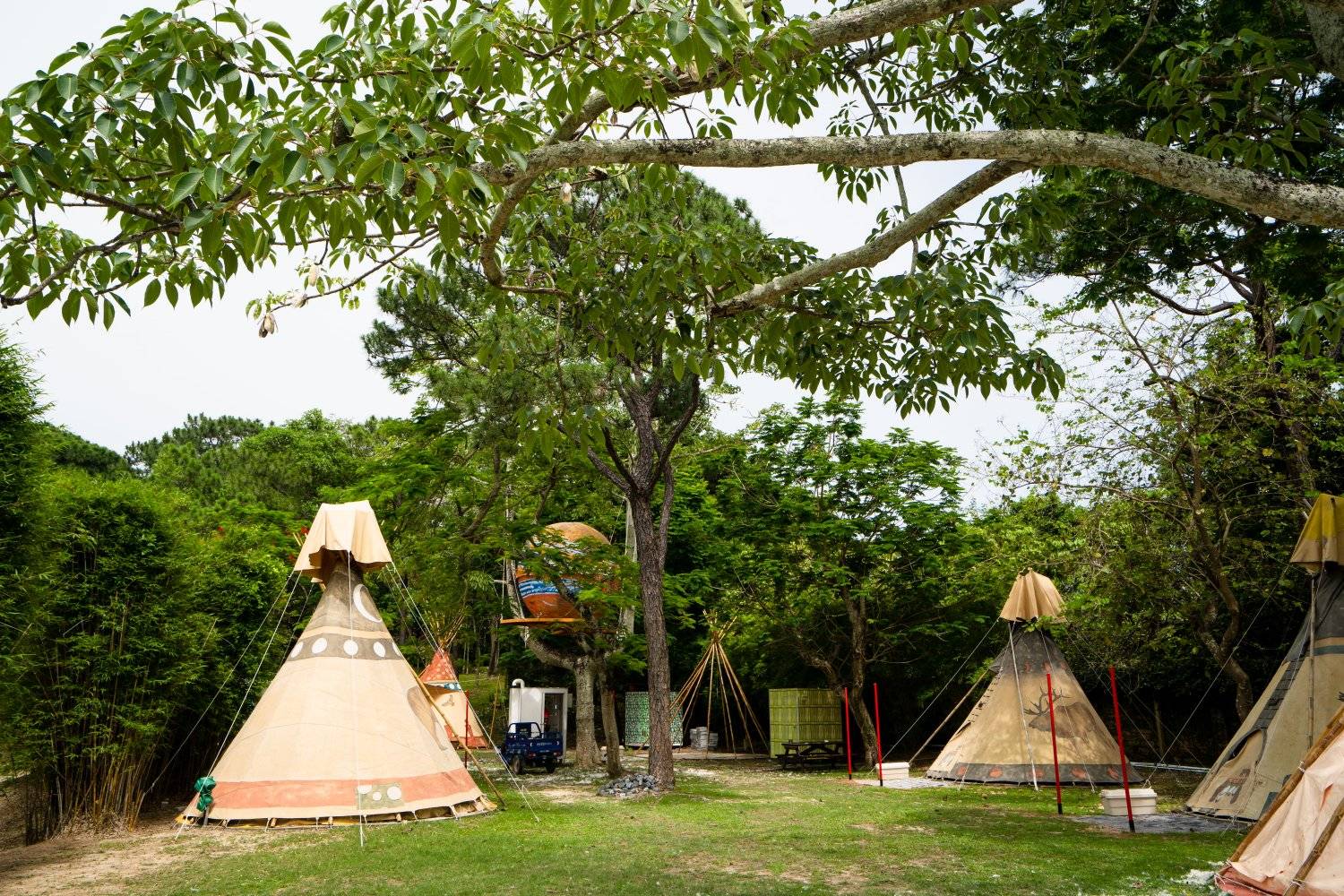 長洲西園露營歷奇園地 - 四大主題營區、豪華露營體驗、專業歷奇活動 【原住民風格】「印加」印第安營 (4人)｜長洲西園 6