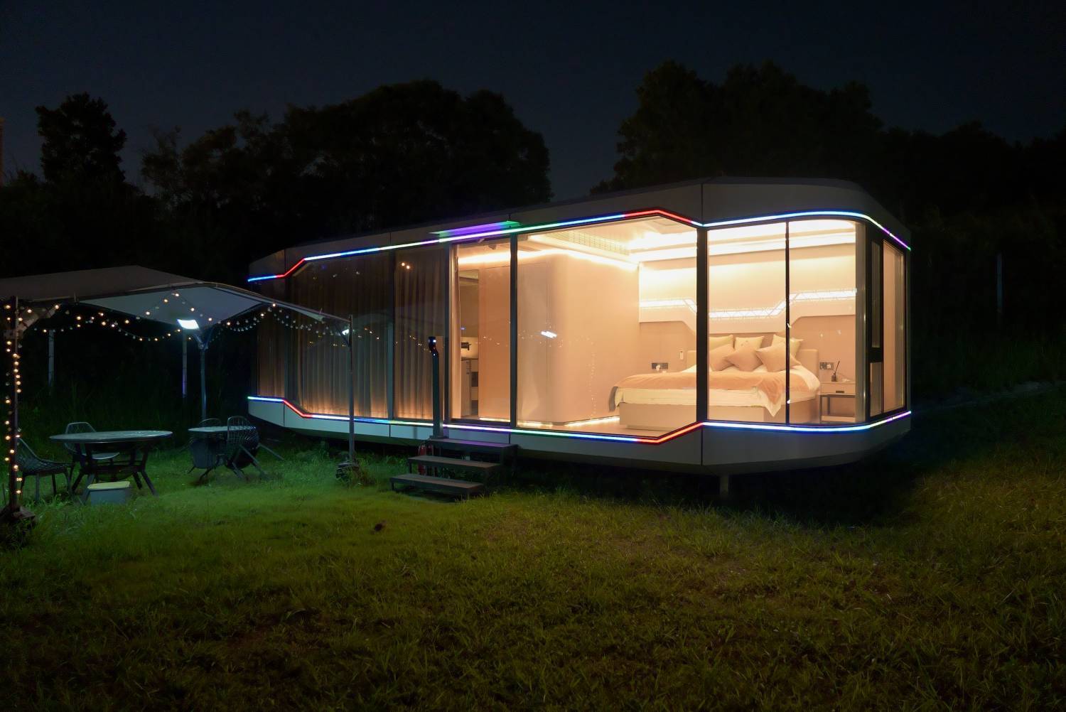Park Nature Hillside | Starship Caravan·Glamping in Lin Ma Hang 【Moon Horizon H7】Discovery < 2-4 people > 2