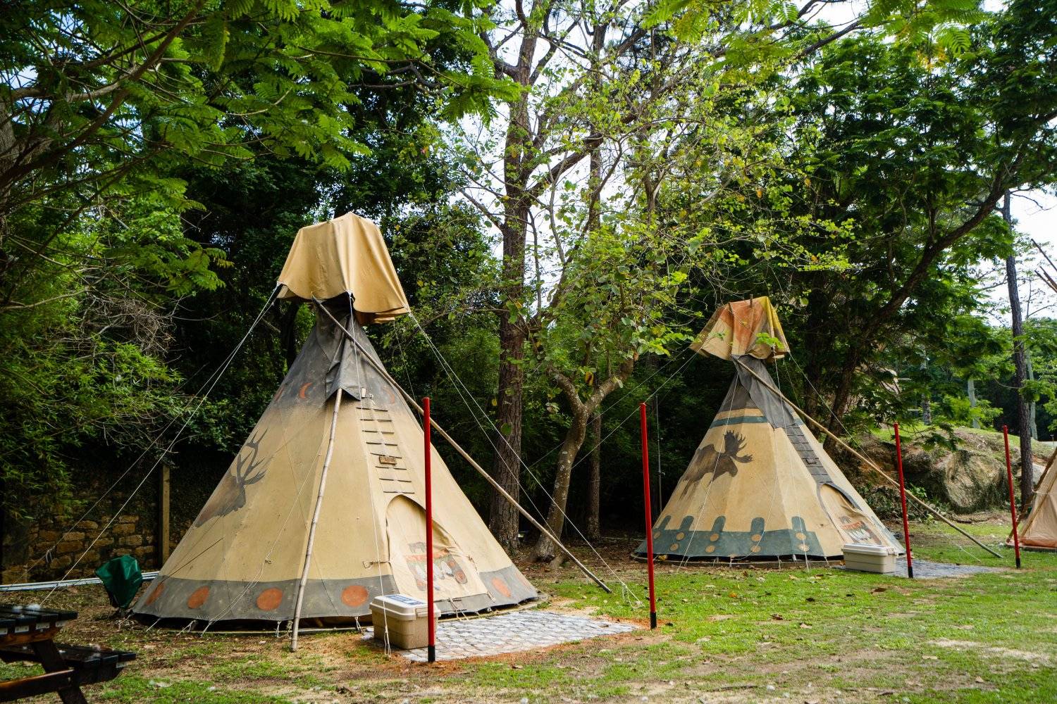 長洲西園露營歷奇園地 - 四大主題營區、豪華露營體驗、專業歷奇活動 【原住民風格】「印加」印第安營 (4人)｜長洲西園 1