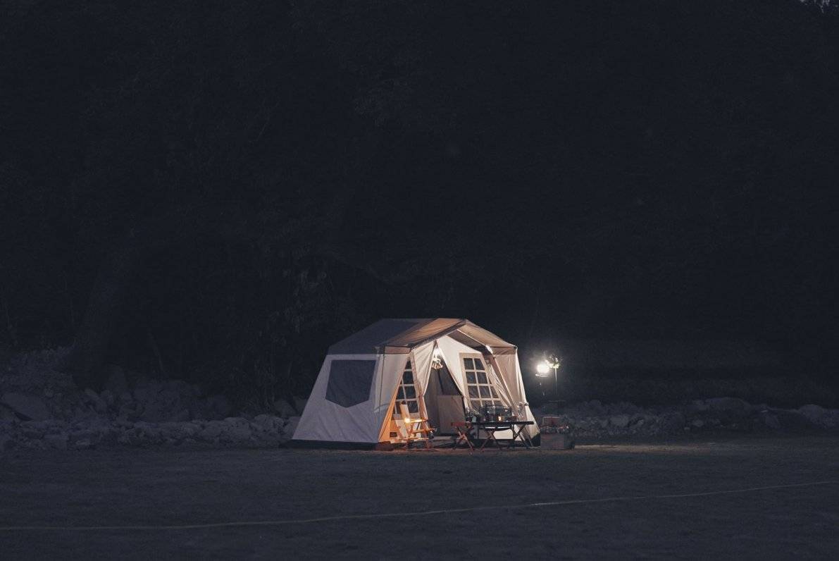 AutoCamper 【Japanese Vintage Camping Style】 Ogawa Glazed Window White Tent Package (2 pax) 11