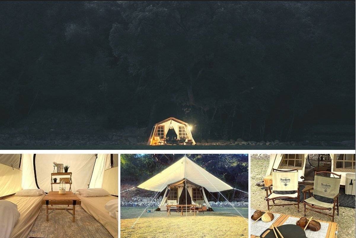 AutoCamper 【Japanese Vintage Camping Style】 Ogawa Glazed Window White Tent Package (2 pax) 22
