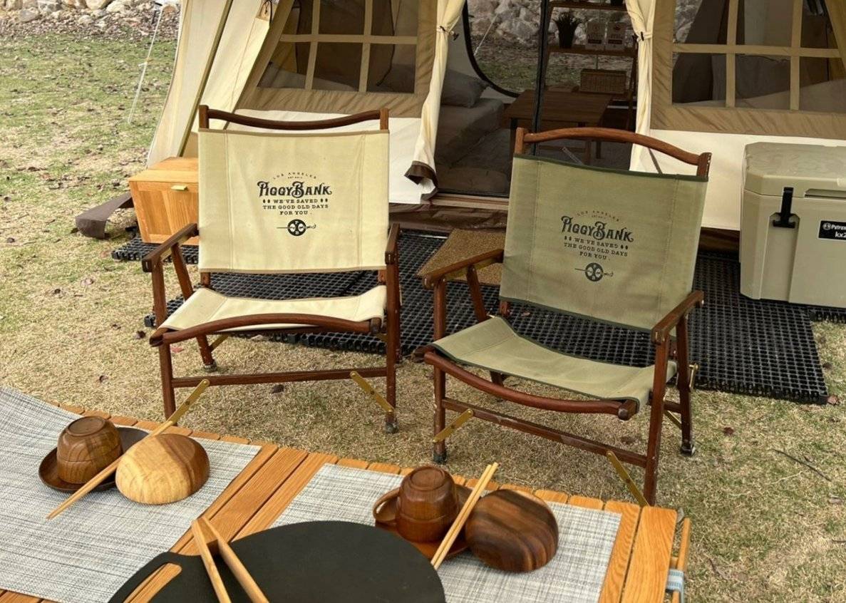 AutoCamper 【Japanese Vintage Camping Style】 Ogawa Glazed Window White Tent Package (2 pax) 8