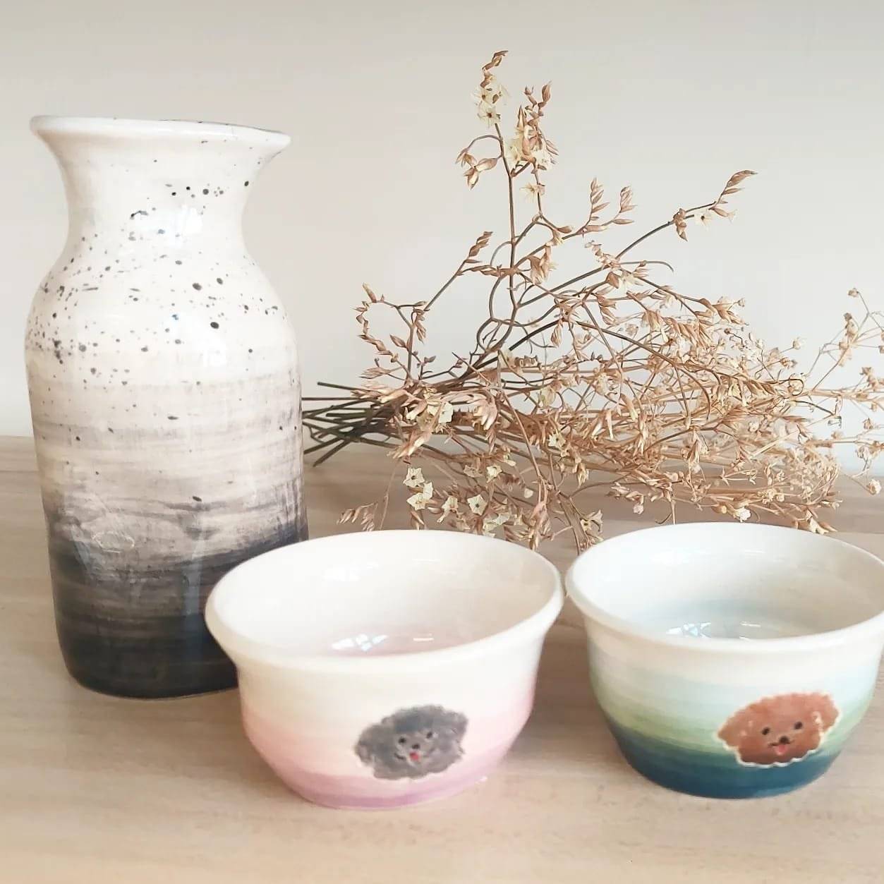 思陶藝術工作室 【手捏陶瓷工作坊】— 清酒套裝 SAKE SET 7