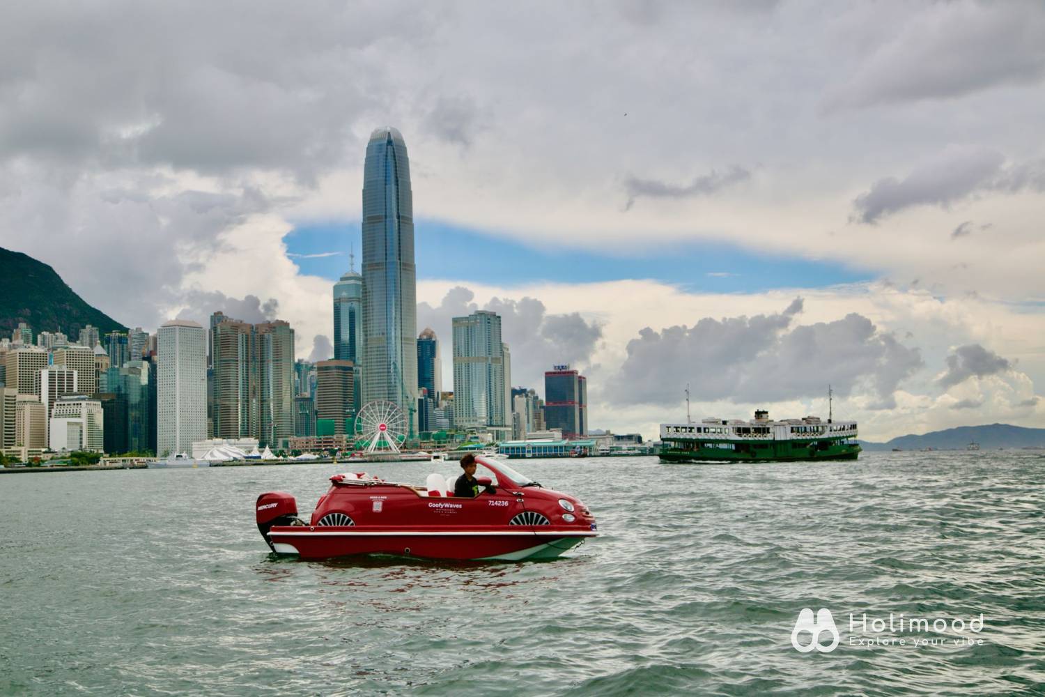 Goofy Waves Watersports Club & Academy 【全港首輛】Fiat 500 海上跑車體驗—海上飄移/日落觀光/維港遊 (西貢/中環上落) 6