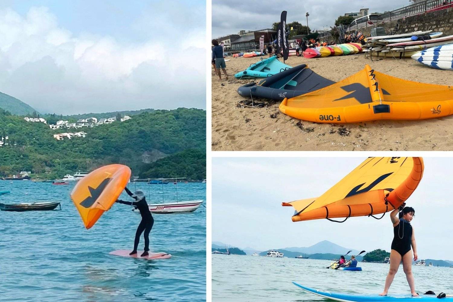 亞郭水上活動中心 【西貢大網仔】水翼滑浪 Wing Foil 租借 1