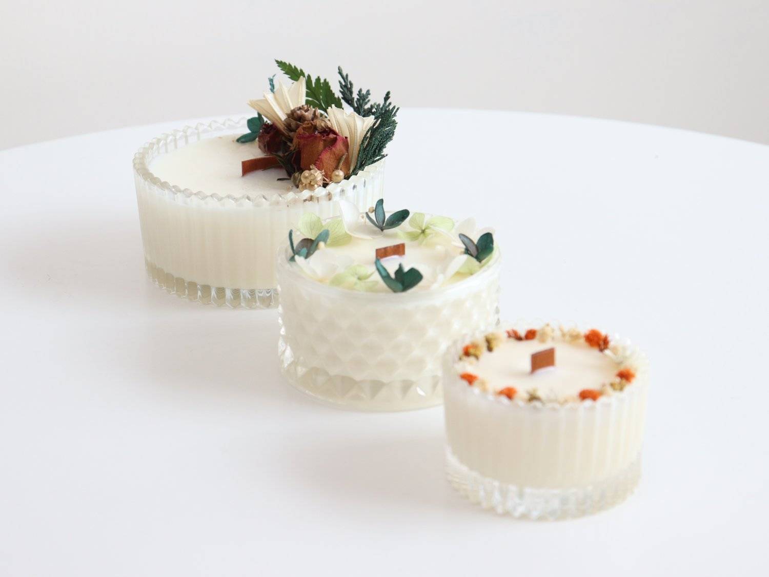 The Lucky Ones Candle Studio 蠟燭證書班及工作坊 【森系小清新】韓式乾花香薰大豆蠟燭工作坊 2