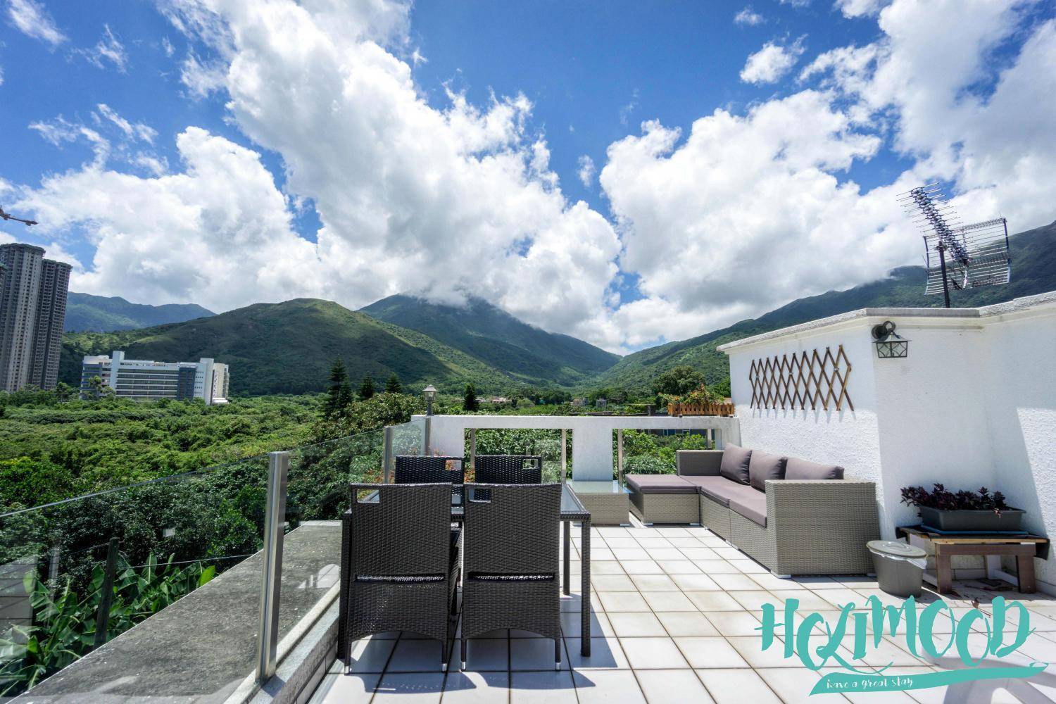 大嶼山城市綠洲民宿 東涌鄉村雙人露台房 2C 15