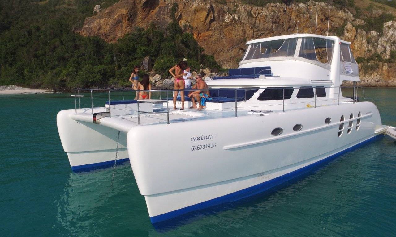 Holimood Int'l Thailand [專車酒店接送] 必試! Powerplay 52英尺雙體遊艇| 芭堤雅出海Chill正包船一天遊 3