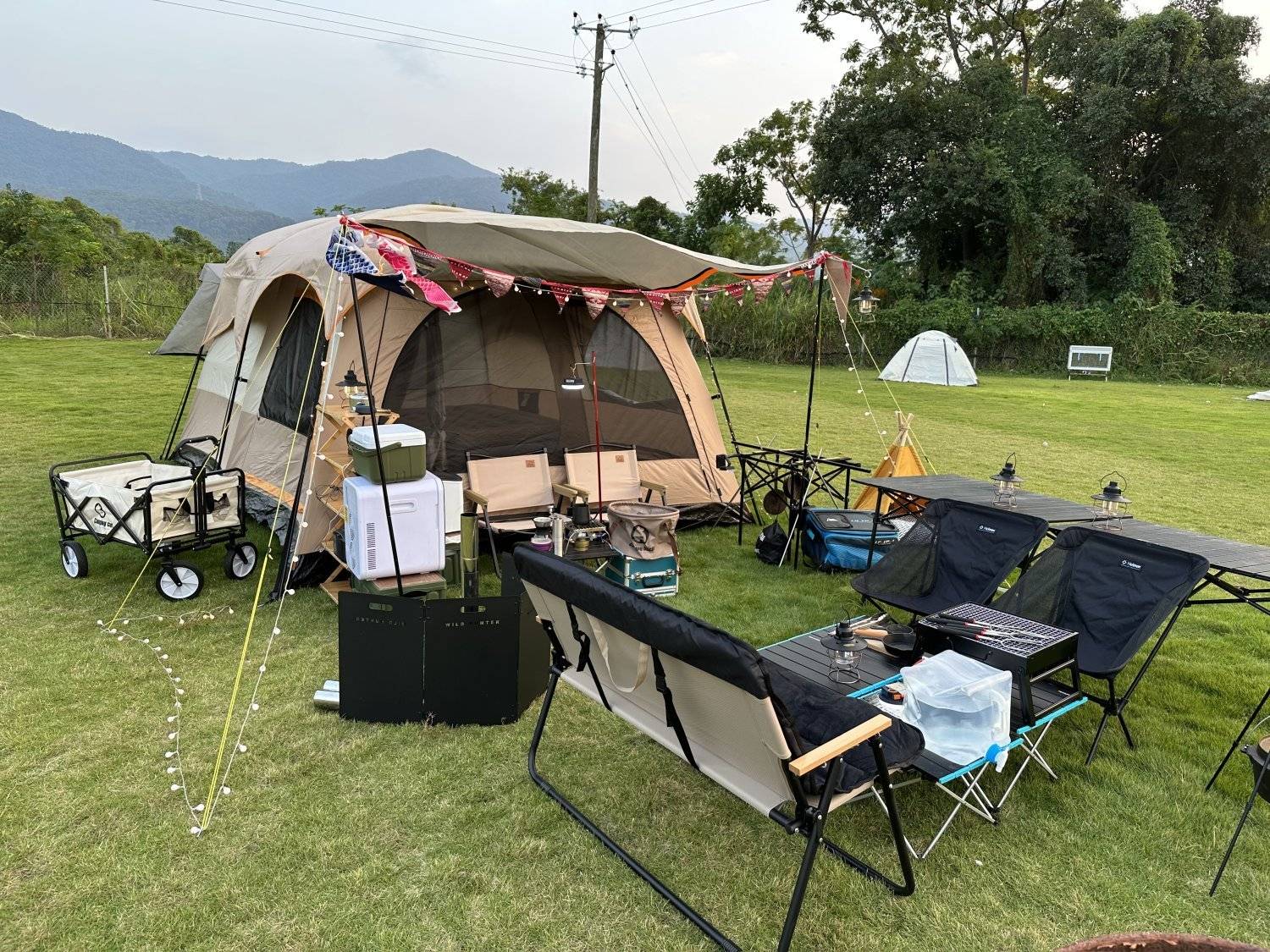 NutsCamping 【新蒲崗取還】2人Family Set露營套裝租借 1