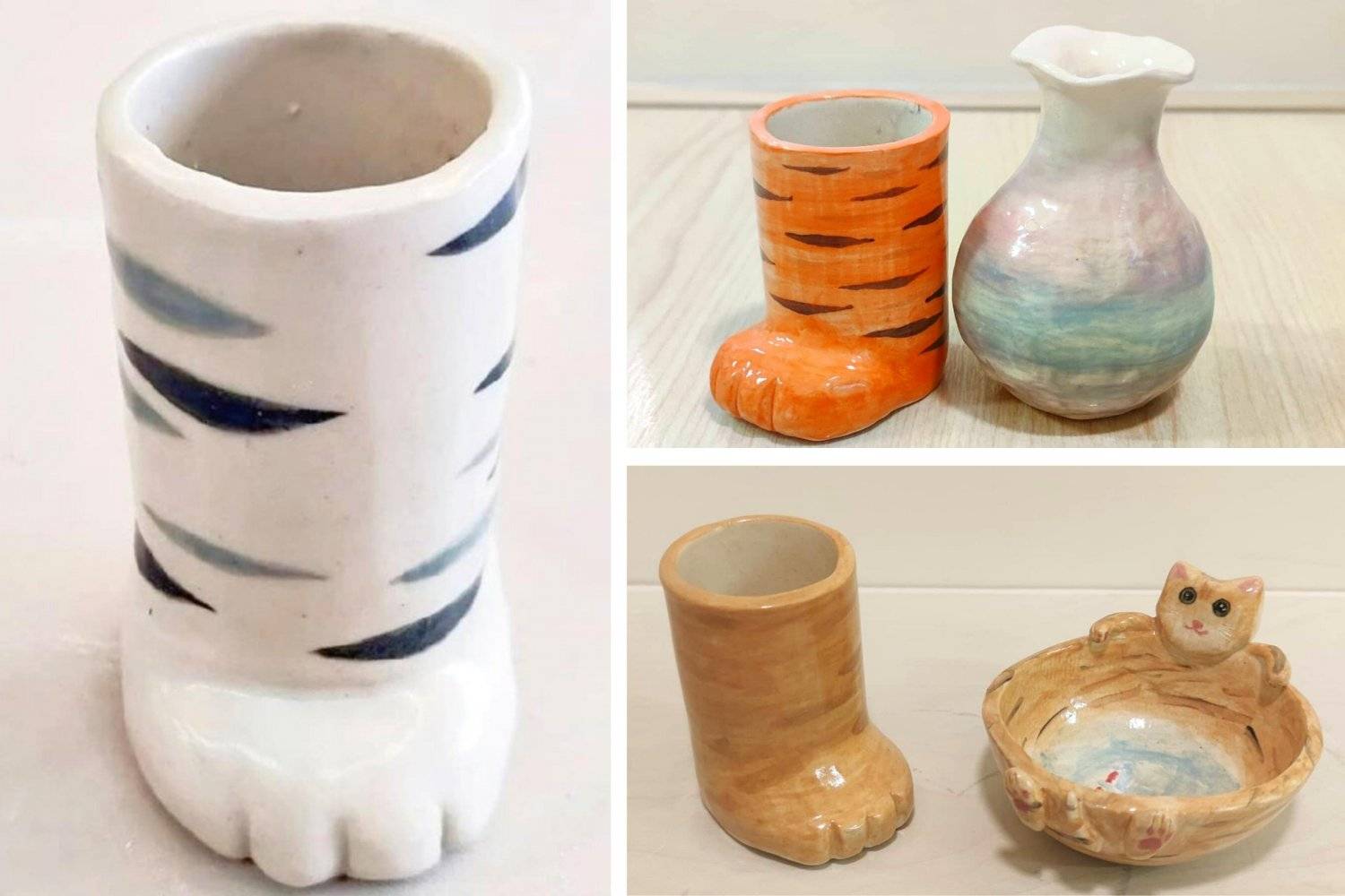 思陶藝術工作室 【手捏陶瓷工作坊】— 手捏陶瓷牙籤筒 1