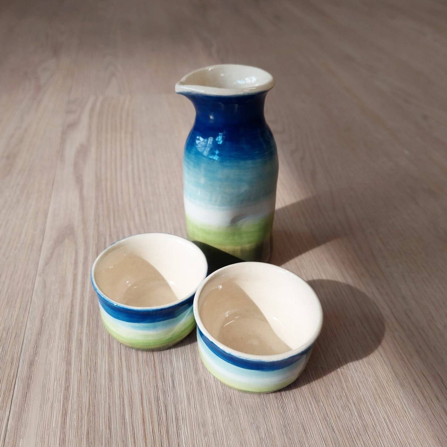 思陶藝術工作室 【手捏陶瓷工作坊】— 清酒套裝 SAKE SET 2