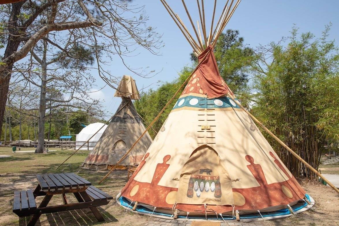 長洲西園露營歷奇園地 - 四大主題營區、豪華露營體驗、專業歷奇活動 【原住民風格】「薩帕」印第安營 (4人)｜長洲西園 7