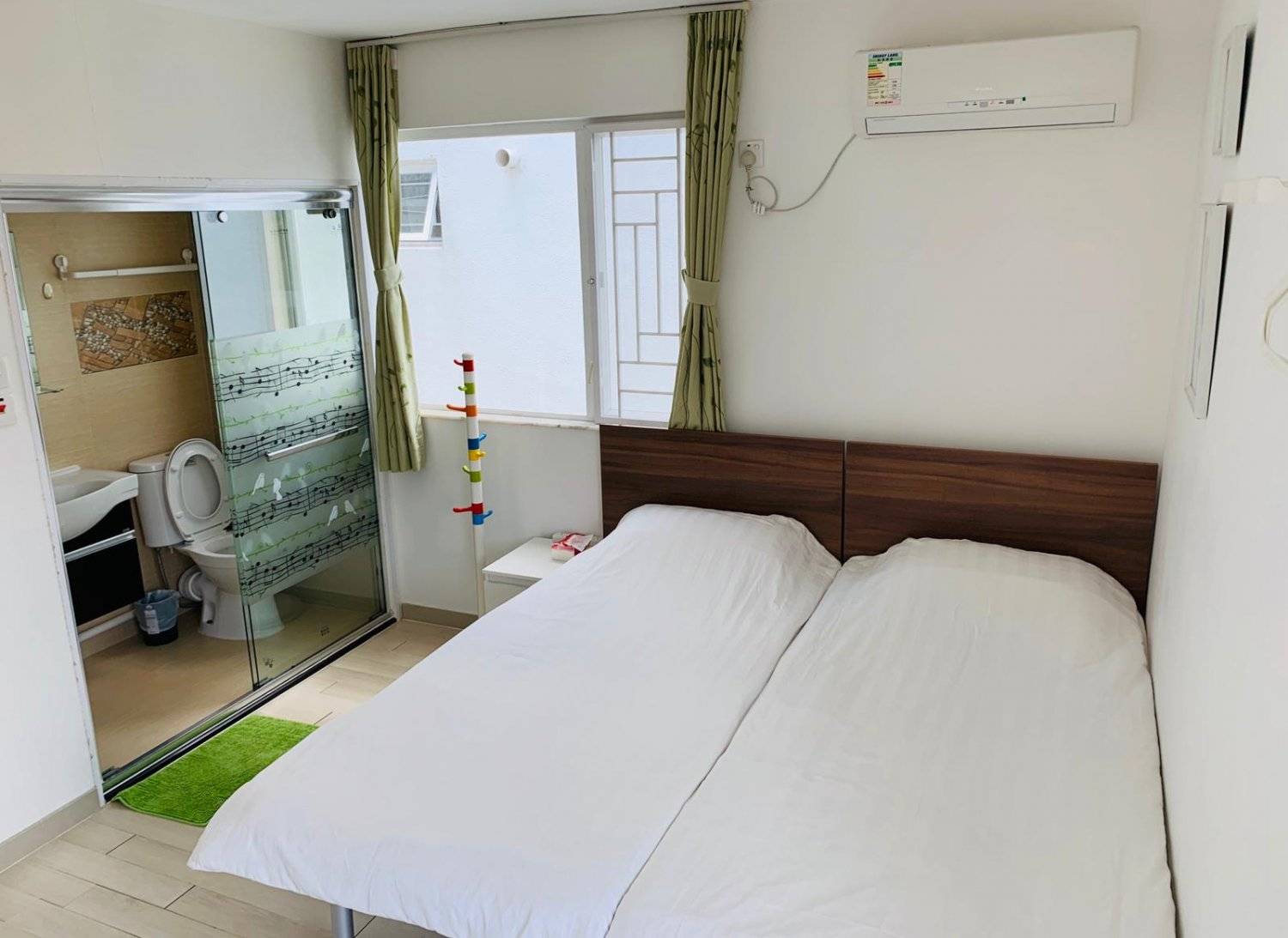 大嶼山城市綠洲民宿 東涌鄉村雙床雙人露台房 3D 1