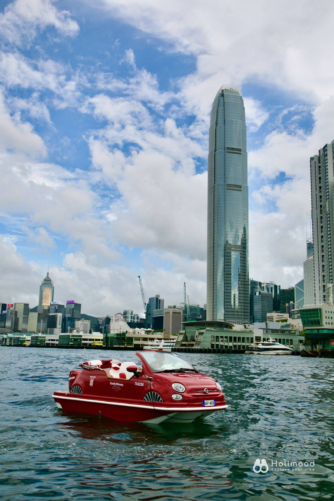 Goofy Waves Watersports Club & Academy 【全港首輛】Fiat 500 海上跑車體驗—海上飄移/日落觀光/維港遊 (西貢/中環上落) 3
