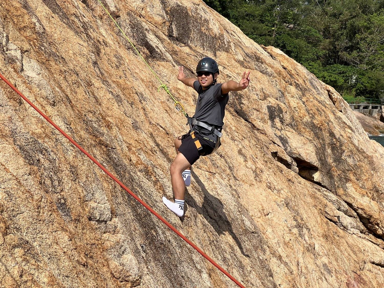 成峯歷奇 【長洲】成人沿繩下降+飛索體驗 7