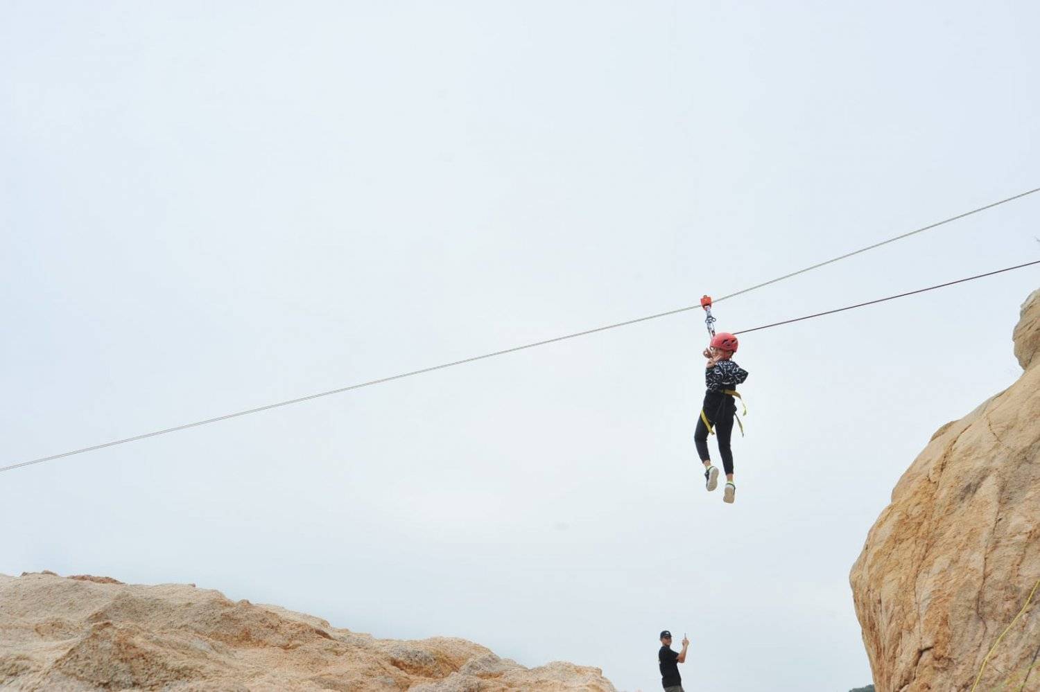 成峯歷奇 【長洲】親子沿繩下降+飛索體驗 8