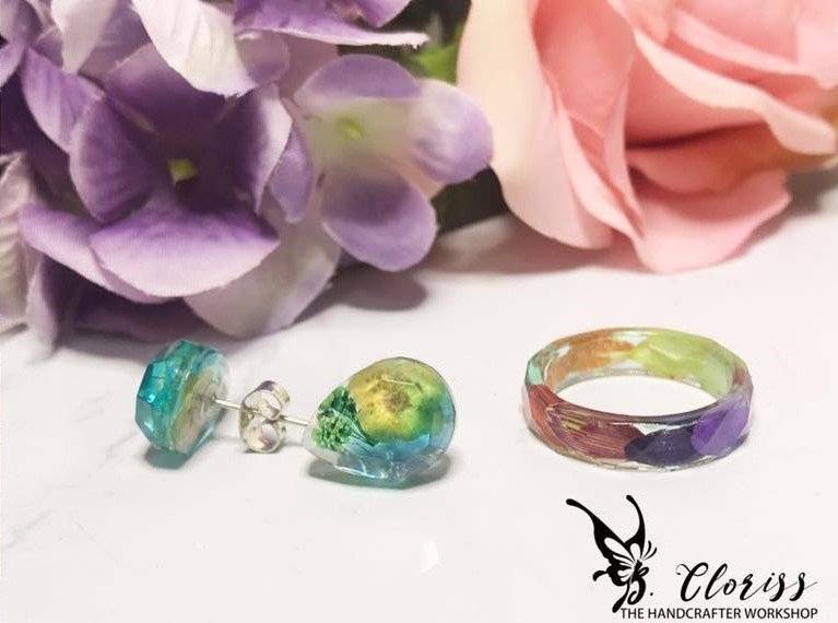 The Handcrafter Workshop 金屬工藝、皮革、押花工作坊、保鮮花 押花手作坊- 自選飾物 Class A 5