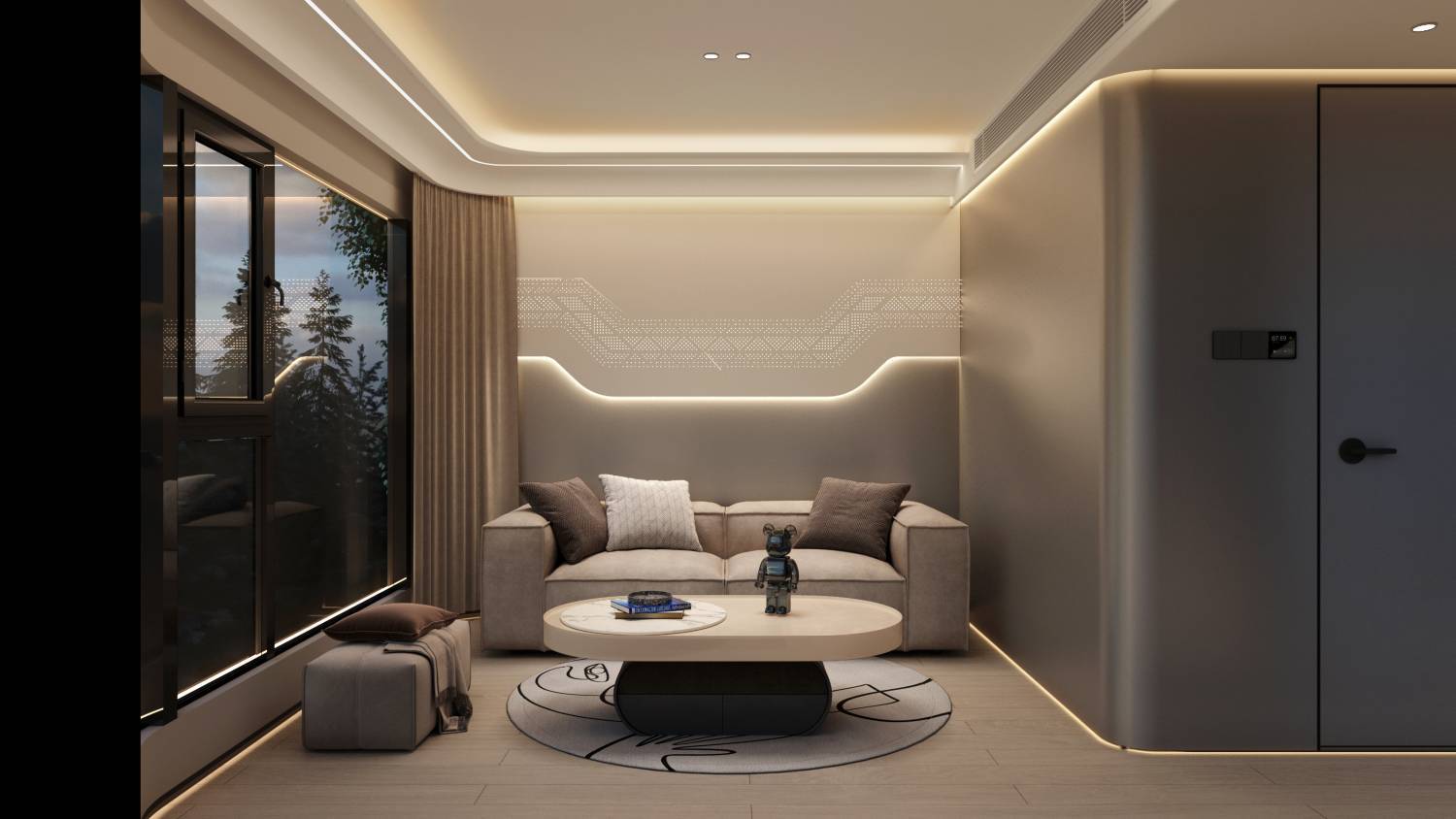 Park Nature Hillside | Starship Caravan·Glamping in Lin Ma Hang 【Moon Horizon H7】Discovery < 2-4 people > 4