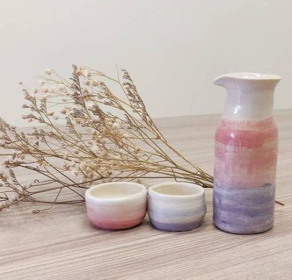 思陶藝術工作室 【手捏陶瓷工作坊】— 清酒套裝 SAKE SET 16
