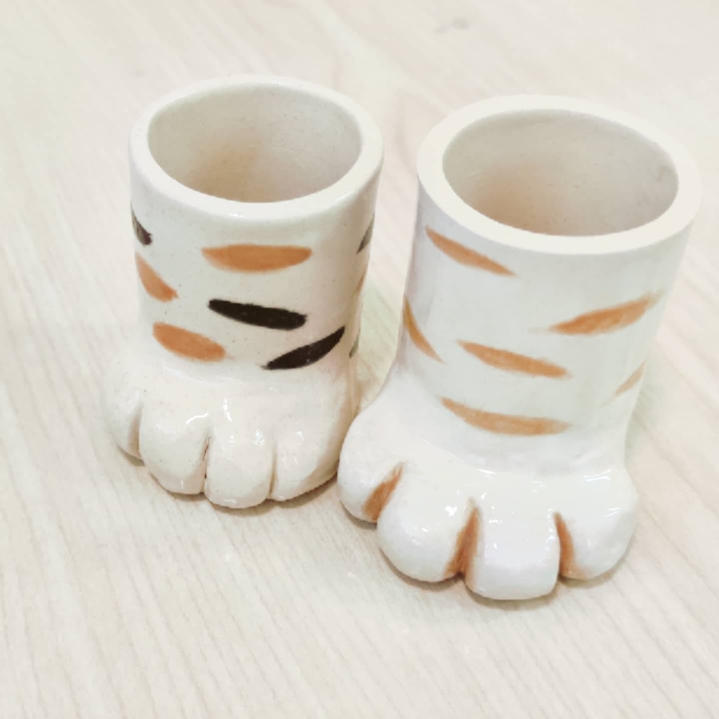 思陶藝術工作室 【手捏陶瓷工作坊】— 手捏陶瓷牙籤筒 2