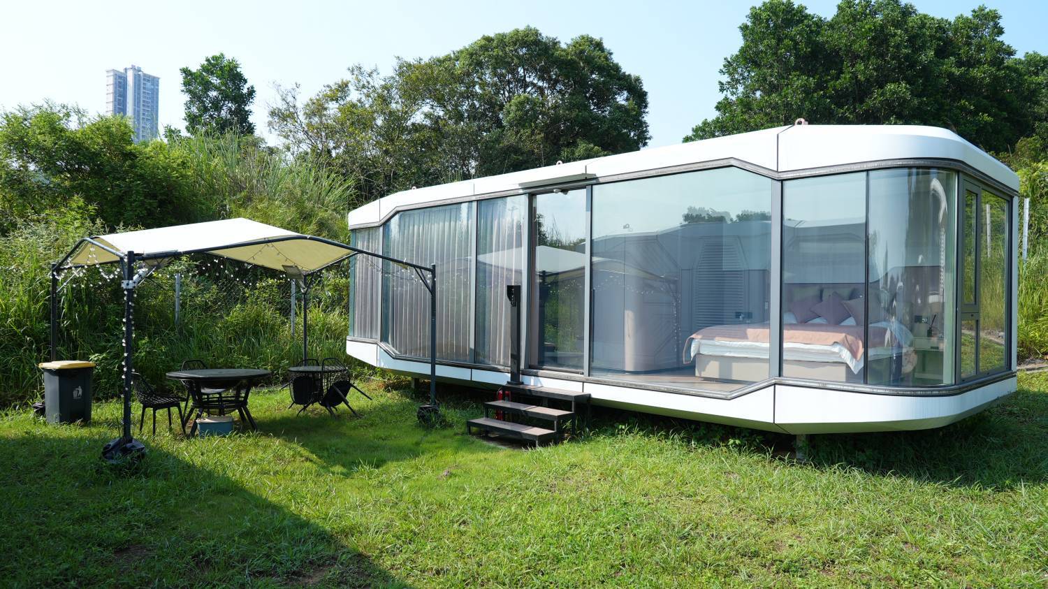 Park Nature Hillside | Starship Caravan·Glamping in Lin Ma Hang 【Moon Horizon H7】Discovery < 2-4 people > 1