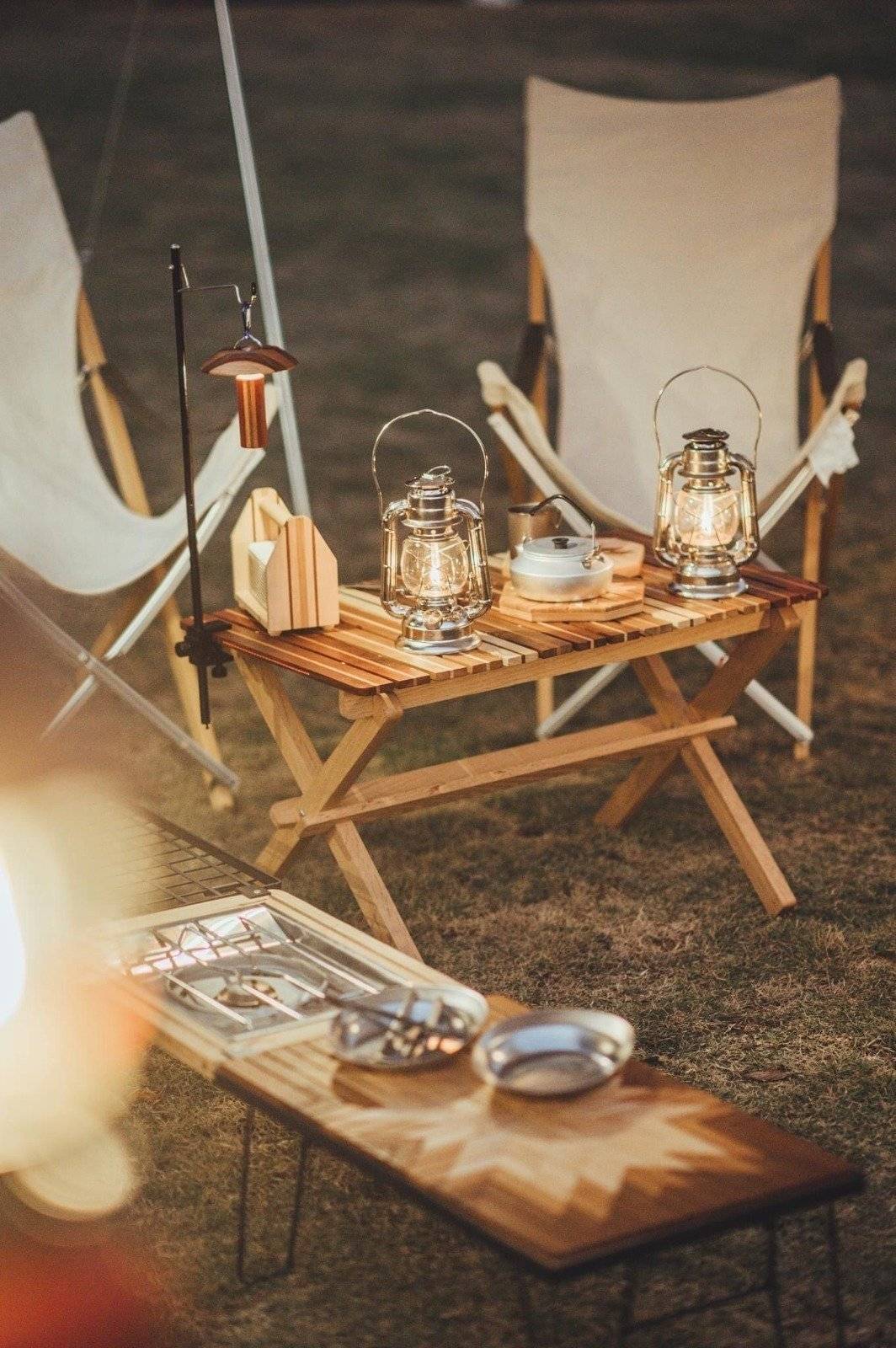 AutoCamper香港汽車露營 【日系復古露營風】 Ogawa 格紋窗精致別墅級卡其色帳蓬套票(2-3人) 9