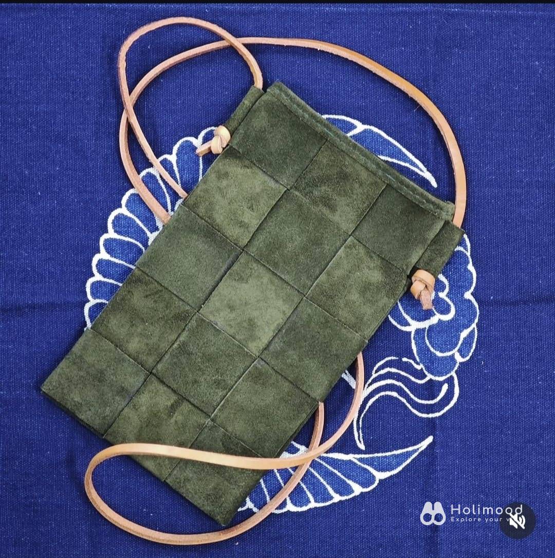 The Handcrafter Workshop 金屬工藝、皮革、押花工作坊、保鮮花 編織皮革束口小包工作坊-/ 手工皮革6吋索袋/ 短銀包工作坊 8