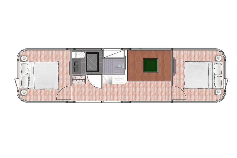 Park Nature Hillside 世外桃源 | 太空星艦露營車·蓮麻坑豪華營地 【派對風格】Starship DX 派對太空艦 < 2-6人 > 4